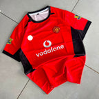MANCHESTER UNITED 2002 - 2004 RETRO HOME JERSEY EMBROIDERY BECKHAM