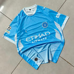 MANCHESTER CITY 2026 - 2027 HOME JERSEY EMBROIDERY HAALAND