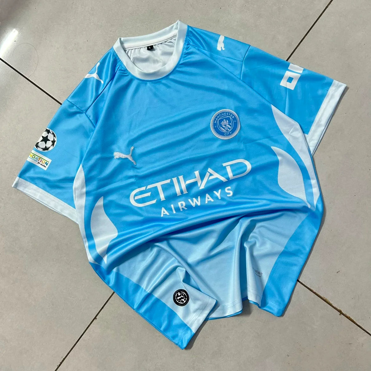 MANCHESTER CITY 2026 - 2027 HOME JERSEY EMBROIDERY HAALAND