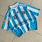 ARGENTINA 2010 RETRO HOME JERSEY OVERSIZED MESSI