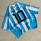 ARGENTINA 2010 RETRO HOME JERSEY OVERSIZED MESSI