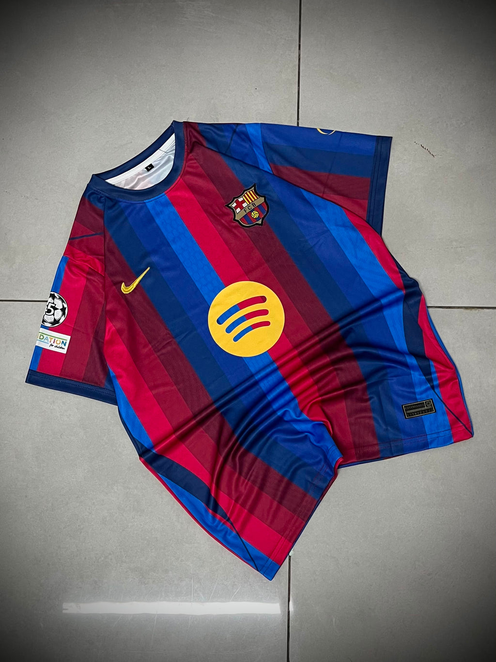 FC BARCELONA 2026 - 2027 HOME JERSEY PREMIUM EMBROIDERY LAMINE YAMAL