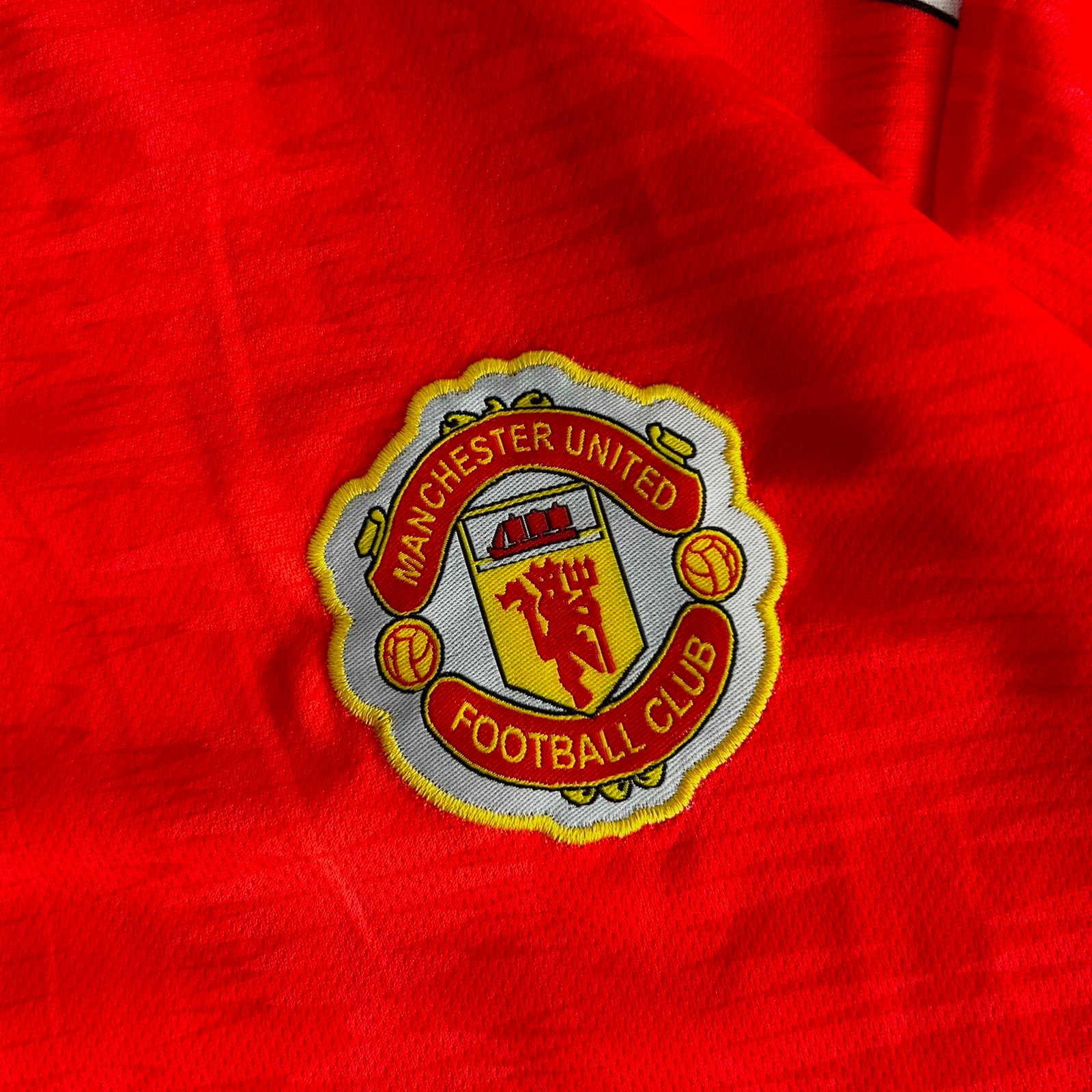 MANCHESTER UNITED 1990 - 1991 RETRO HOME JERSEY EMBROIDERY PREMIUM BECKHAM