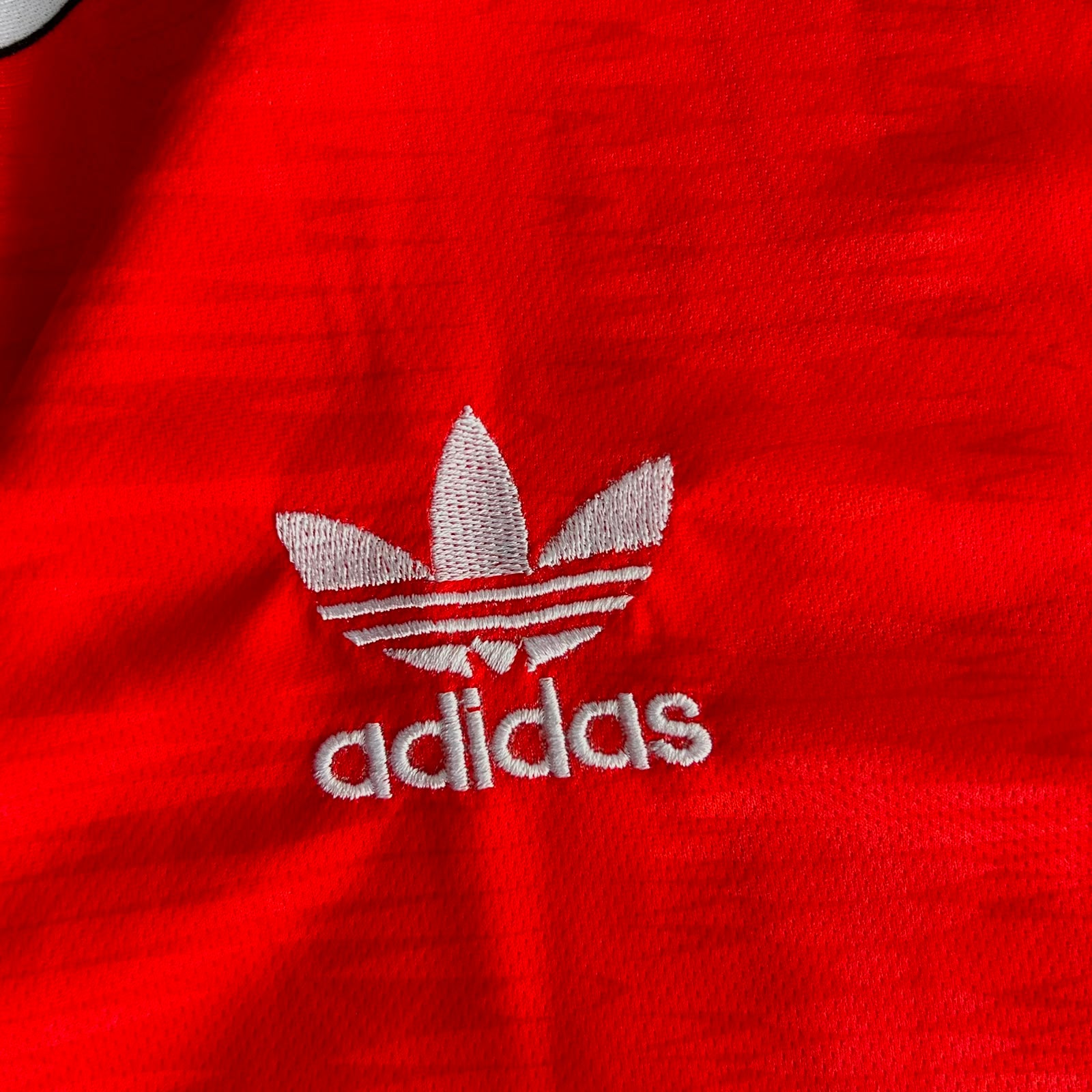 MANCHESTER UNITED 1990 - 1991 RETRO HOME JERSEY EMBROIDERY PREMIUM BECKHAM