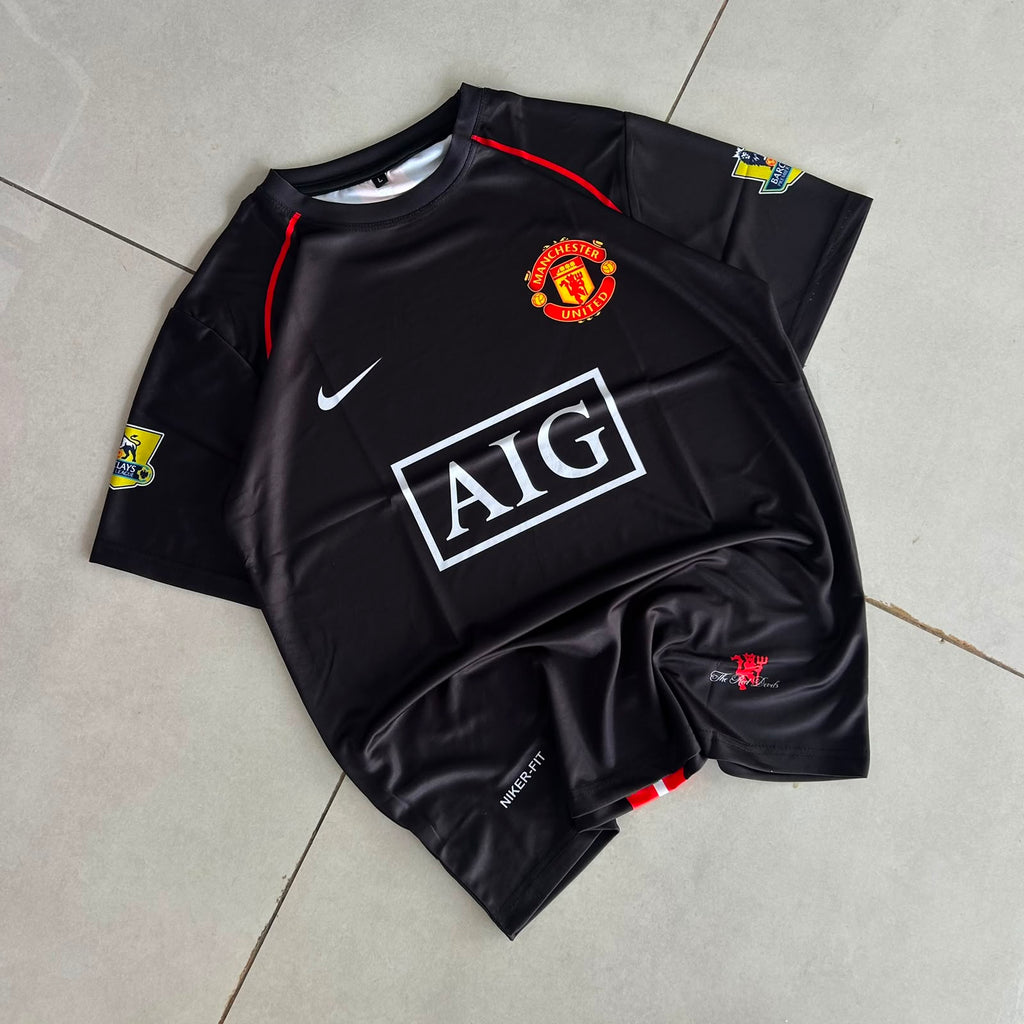MANCHESTER UNITED 2007 - 2008 RETRO AWAY JERSEY PREMIUM RONALDO