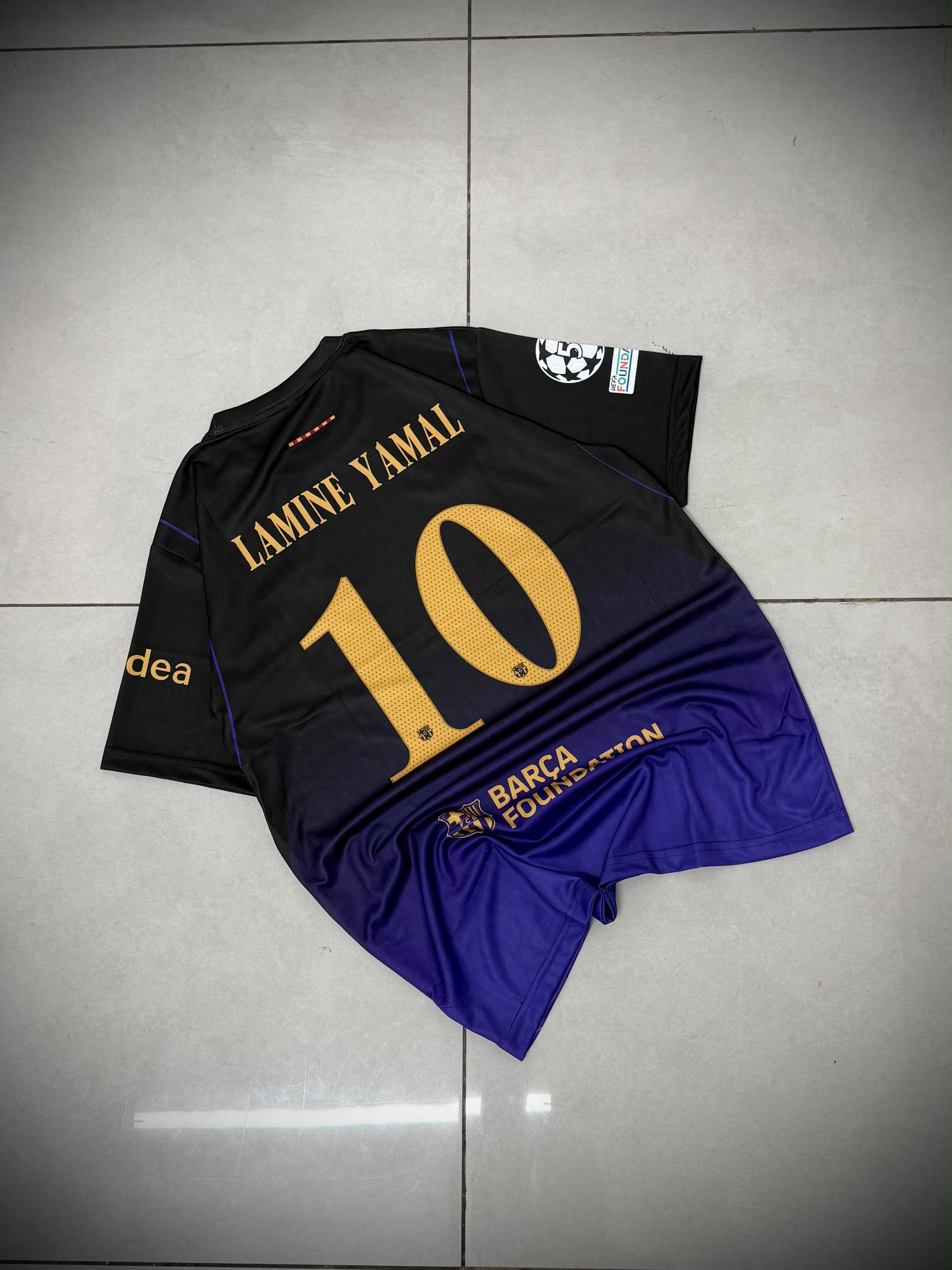 FC BARCELONA 2026 - 2027 AWAY JERSEY PREMIUM EMBROIDERY LAMINE YAMAL