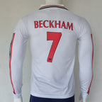 MANCHESTER UNITED 1998 - 1999 FULL SLEEVE AWAY JERSEY EBROIDERY BECKHAM