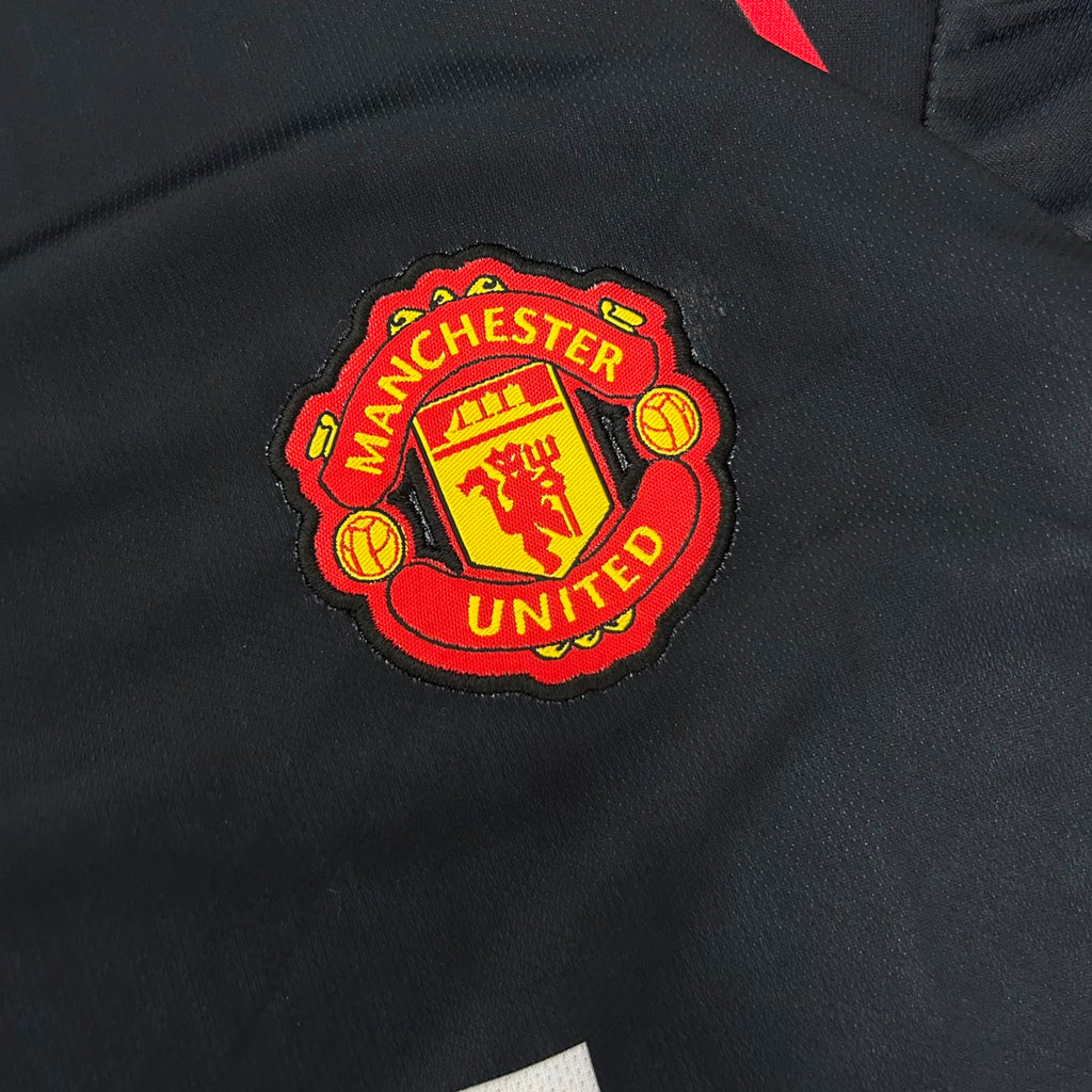 MANCHESTER UNITED 2007 - 2008 AWAY JERSEY PREMIUM EMBROIDERY RONALDO