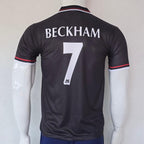 MANCHESTER UNITED 1998 - 1999 ZIP COLLAR EMBROIDERY AWAY JERSEY BECKHAM