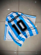 ARGENTINA 1994 RETRO COLLAR FIVE SLEEVE HOME JERSEY MARADONA