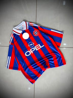 BAYERN MUNICH 1995 - 1997 RETRO COLLAR FIVE SLEEVE HOME JERSEY KLINSMANN