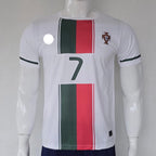 PORTUGAL 2010 AWAY JERSEY EMBROIDERY RONALDO