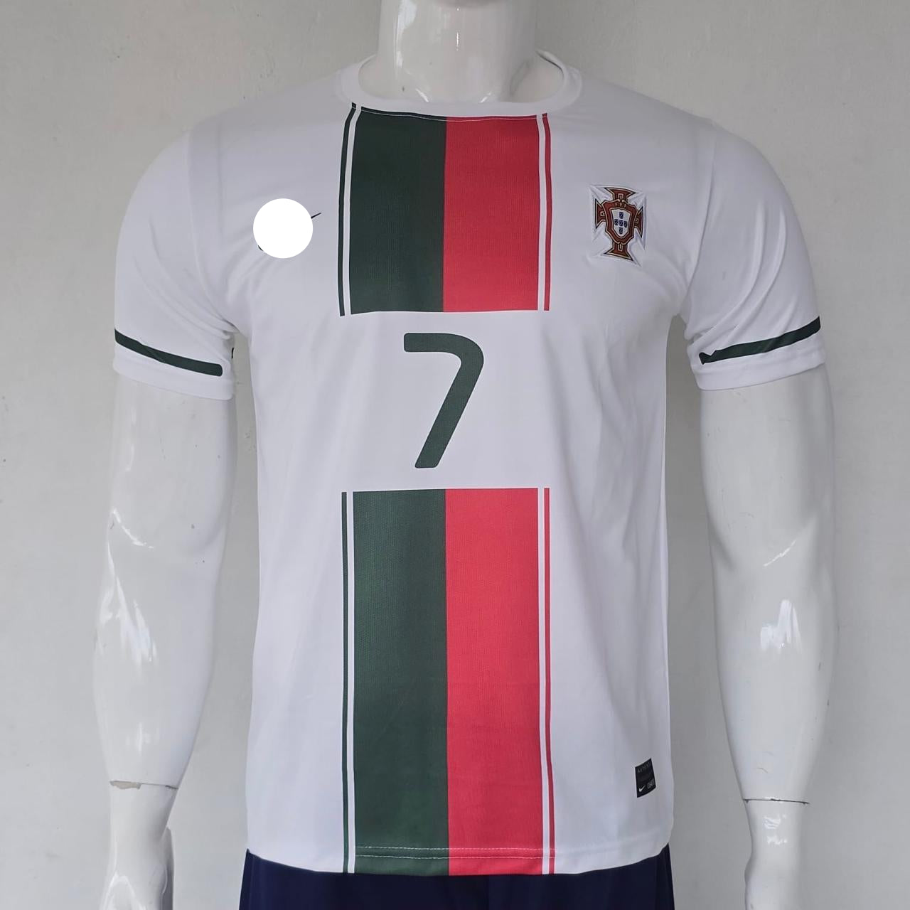 PORTUGAL 2010 AWAY JERSEY EMBROIDERY RONALDO