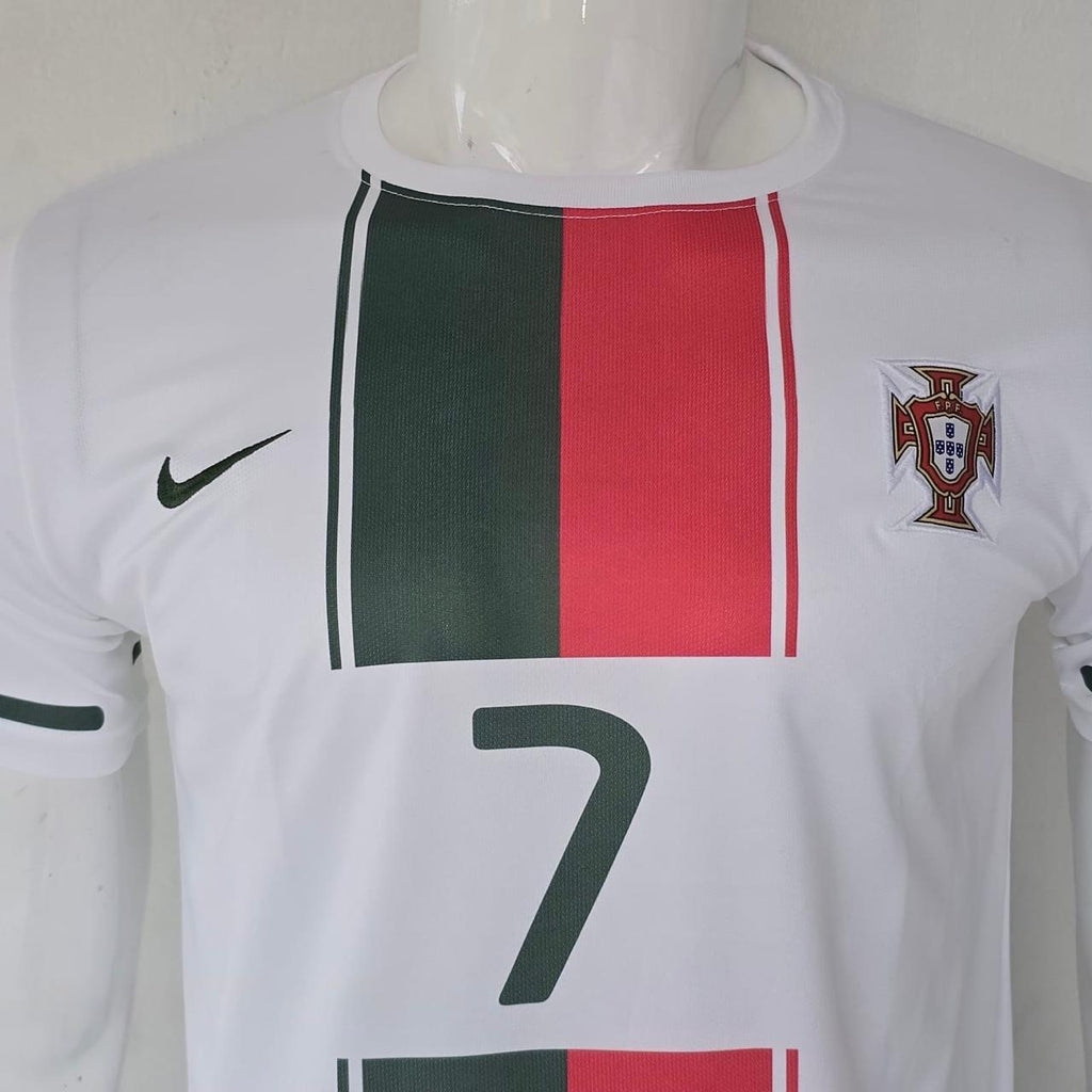 PORTUGAL 2010 AWAY JERSEY EMBROIDERY RONALDO