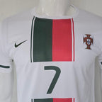PORTUGAL 2010 AWAY JERSEY EMBROIDERY RONALDO