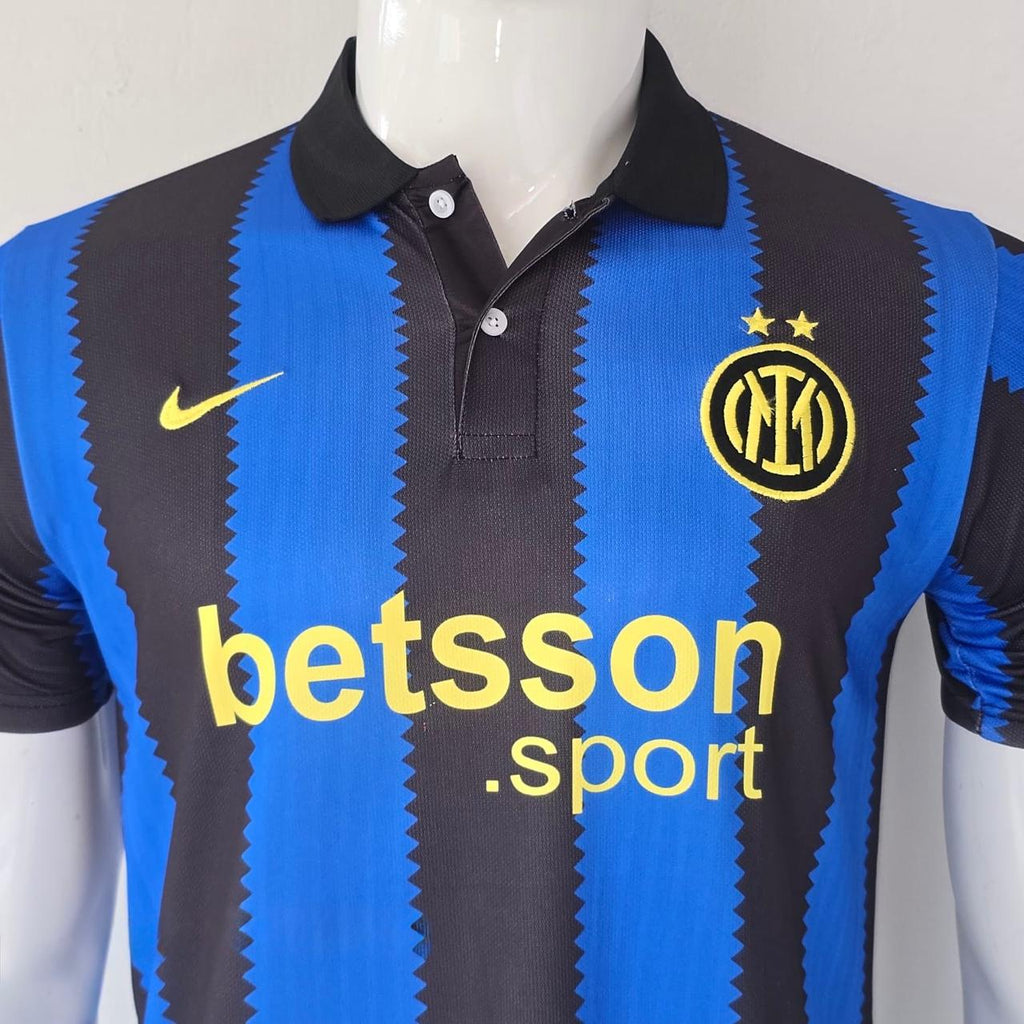 INTER MILAN 2026 - 2027 HOME JERSEY COLLAR EMBROIDERY