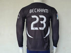 REAL MADRID 2006- 2007 RETRO AWAY JERSEY EMBROIDERY FULL SLEEVE BECKHAM
