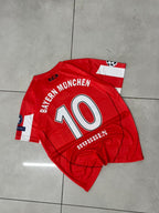 BAYERN MUNICH 2010 - 2011 RETRO HOME JERSEY PREMIUM EMBROIDERY ROBBEN