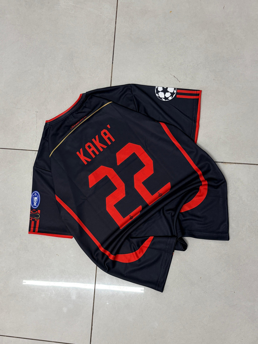 AC MILAN 2006 - 2007 RETRO THIRD JERSEY PREMIUM EMBROIDERY KAKA