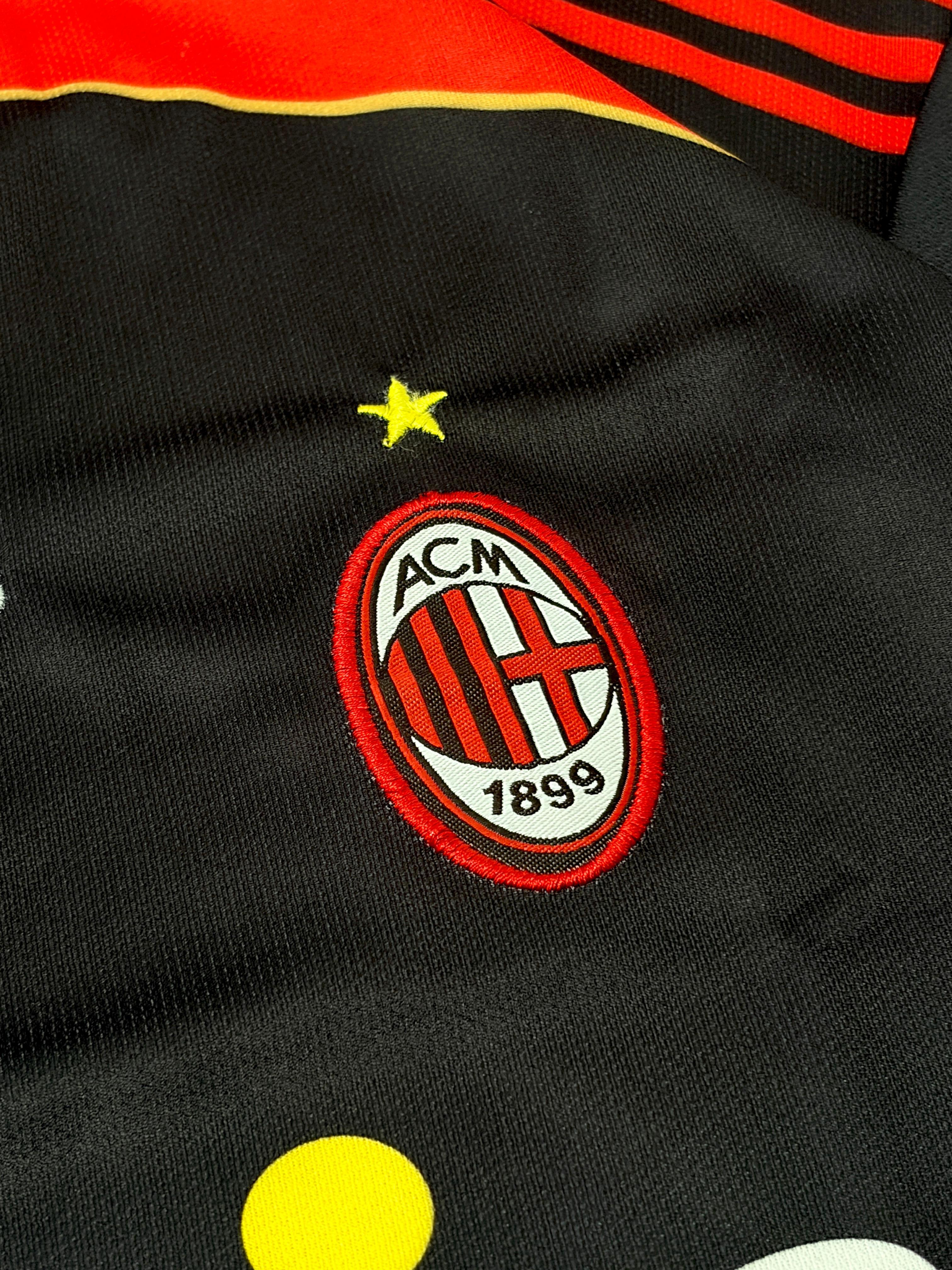 AC MILAN 2006 - 2007 RETRO THIRD JERSEY PREMIUM EMBROIDERY MALDINI