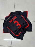 AC MILAN 2006 - 2007 RETRO THIRD JERSEY PREMIUM EMBROIDERY MALDINI