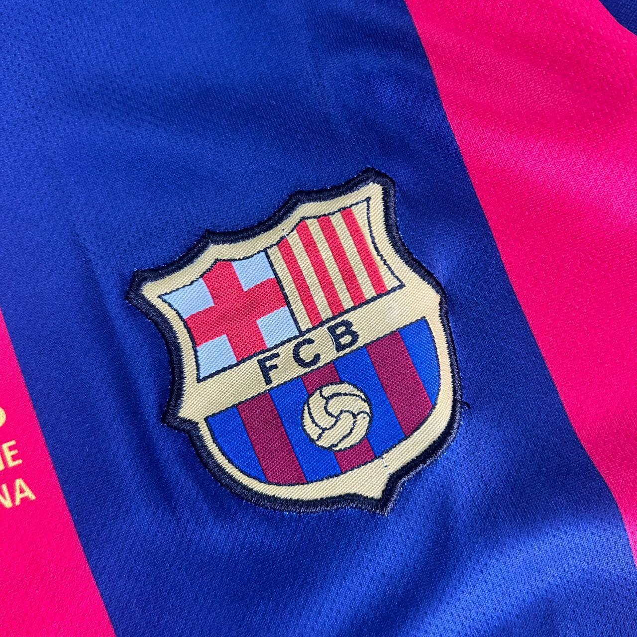 FC BARCELONA 2014 - 2015 RETRO HOME JERSEY PREMIUM EMBROIDERY NEYMAR