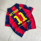 FC BARCELONA 2014 - 2015 RETRO HOME JERSEY PREMIUM EMBROIDERY NEYMAR