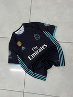 REAL MADRID 2017 - 2018 AWAY JERSEY PREMIUM EMBROIDERY RONALDO