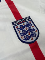 ENGLAND 2001 - 2006 RETRO HOME JERSEY PREMIUM EMBROIDERY BECKHAM