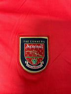 ARSENAL 2000 - 2002 RETRO COLLAR HOME JERSEY PREMIOUM EMBROIDERY HENRY