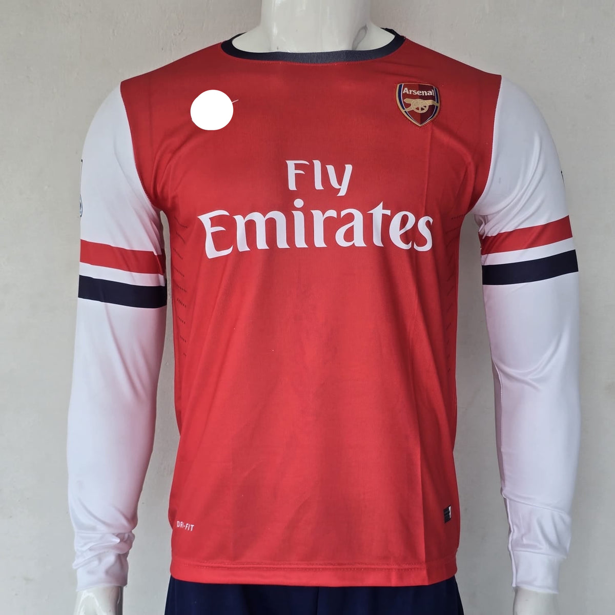 ARSENAL 2012 - 2014 HOME JERSEY FULL SLEEVE EMBROIDERY V.PERSIE