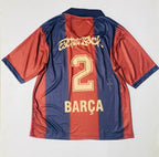 FC BARCELONA x TRAVIS SCOTT COLLAR FIVE SLEEVE EMBROIDERY JERSEY