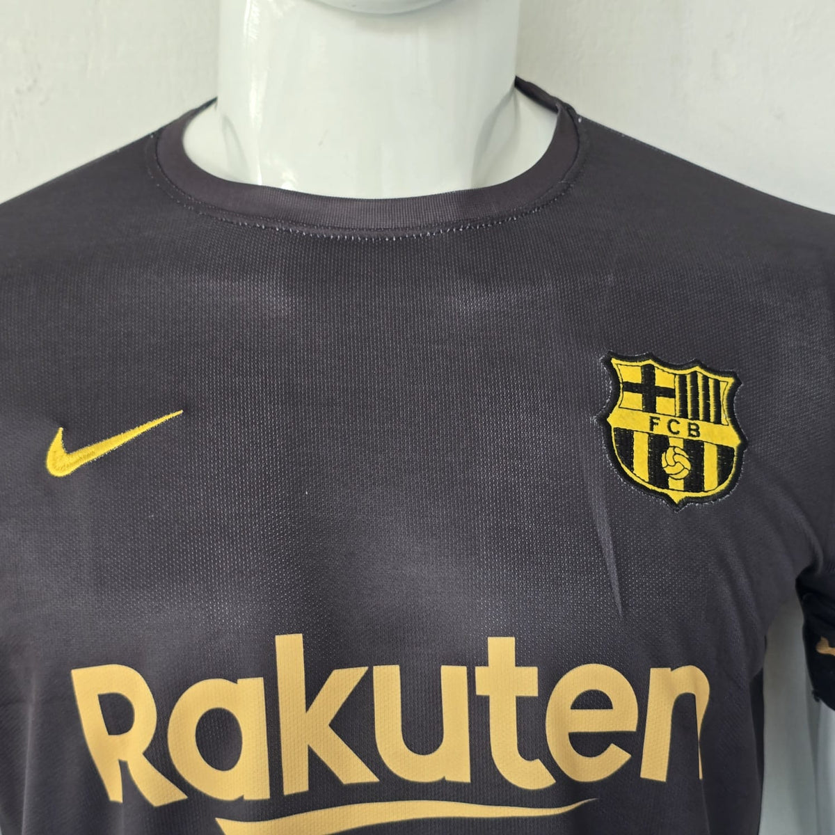 FC BARCELONA 2020 - 2021 AWAY JERSEY EMBROIDERY MESSI