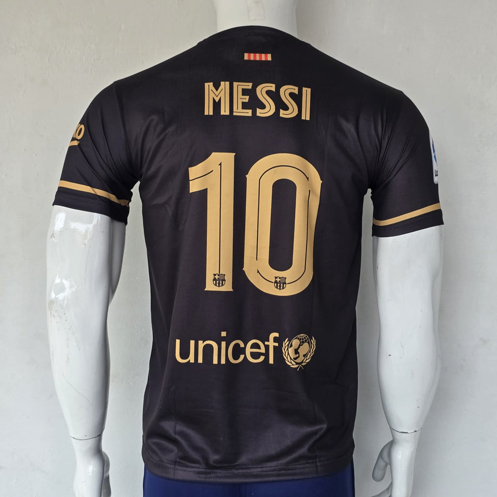 FC BARCELONA 2020 - 2021 AWAY JERSEY EMBROIDERY MESSI