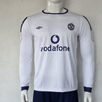 MANCHESTER UNITED 2000 - 2001 AWAY JERSEY FULL SLEEVE EMBROIDERY BECKHAM