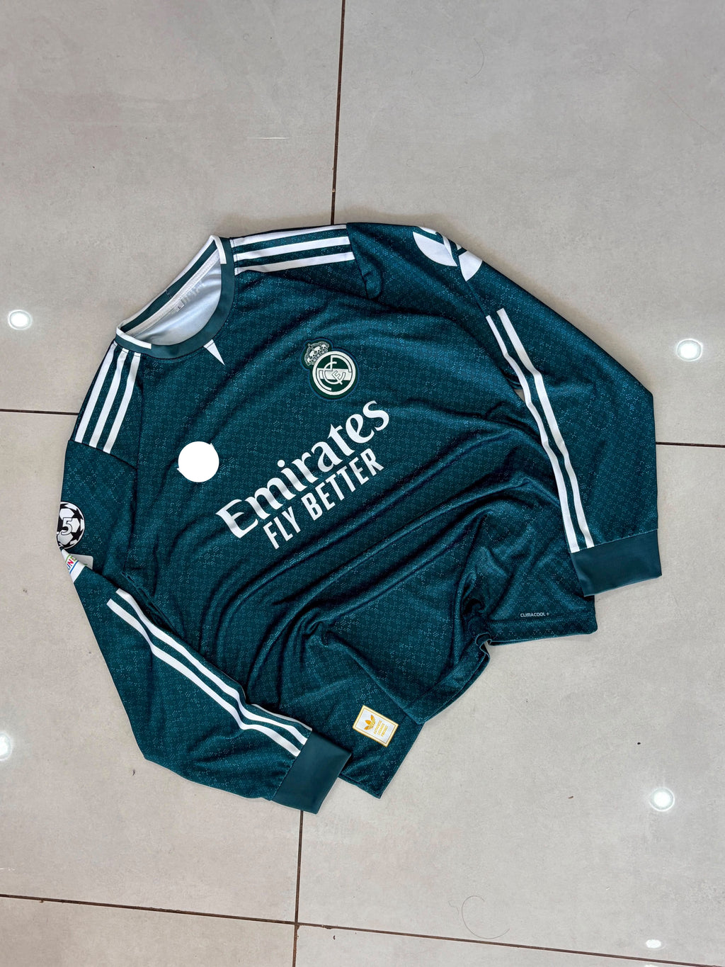 REAL MADRID 2026 - 2027 AWAY JERSEY FULL SLEEVE EMBROIDERY MBAPPE