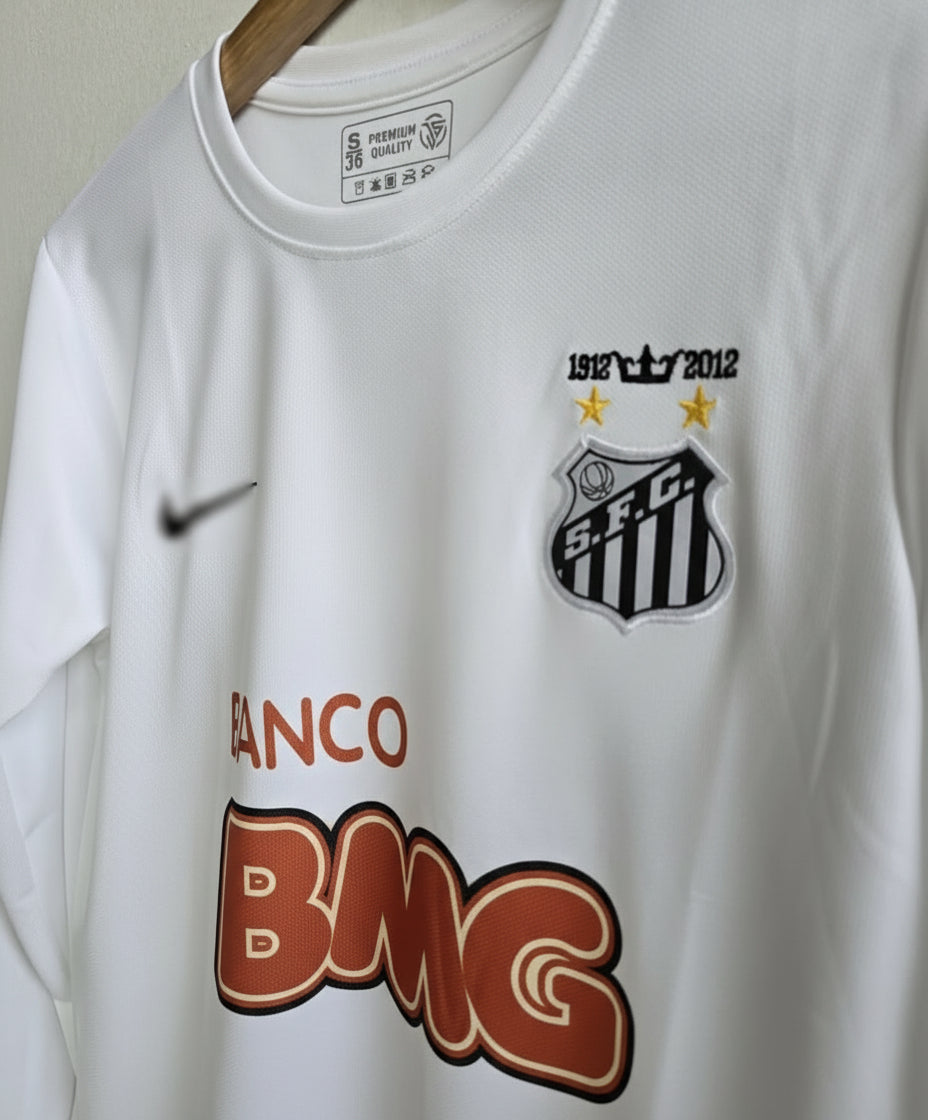 SANTOS 2011 - 2012 FULL SLEEVE HOME JERSEY EMBROIDERY NEYMAR