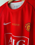 MANCHESTER UNITED 2007 - 2008 FULL SLEEVE HOME JERSEY RONALDO