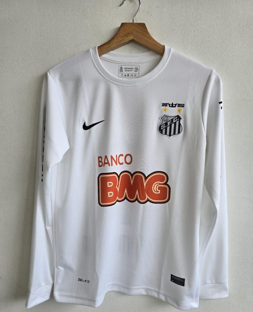 SANTOS 2011 - 2012 FULL SLEEVE HOME JERSEY EMBROIDERY NEYMAR