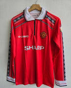 MANCHESTER UNITED 1999 FULL SLEEVE ZIP COLLAR EMBROIDERY BECKHAM