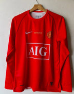 MANCHESTER UNITED 2007 - 2008 FULL SLEEVE HOME JERSEY RONALDO