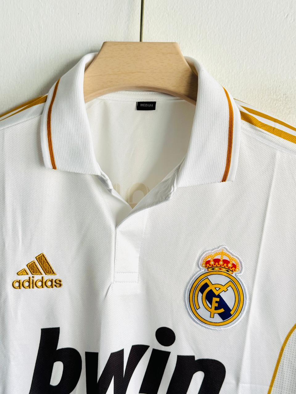 REAL MADRID 2011 - 2022 COLLAR FULL SLEEVE EMBROIDERY HOME JERSEY RONALDO