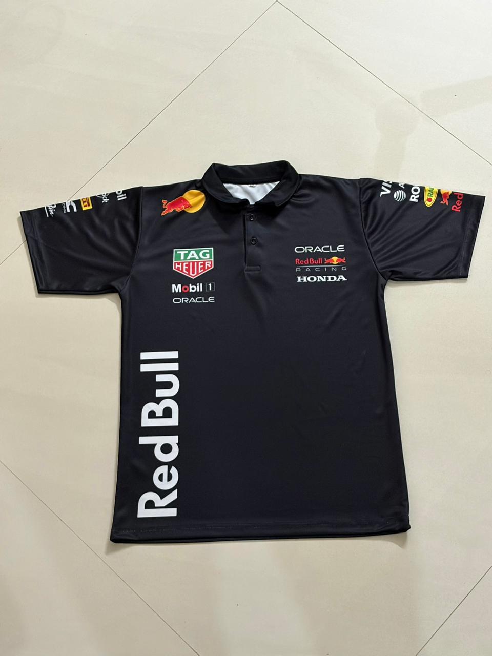 ORACLE RED BULL RACING TEAM F1 POLO SHIRT SIGNATURE PREMIUM
