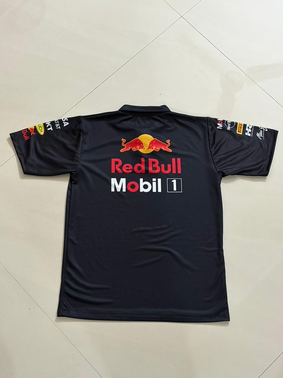 ORACLE RED BULL RACING TEAM F1 POLO SHIRT SIGNATURE PREMIUM