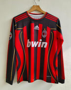 AC MILAN 2006 - 2007 FULL SLEEVE EMBROIDERY HOME JERSEY KAKA