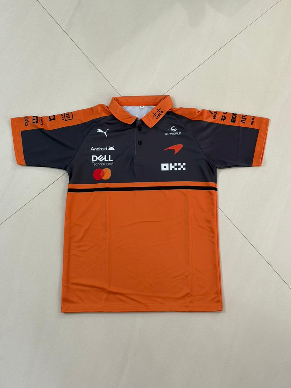 MCLAREN RACING TEAM F1 POLO SHIRT SIGNATURE PREMIUM