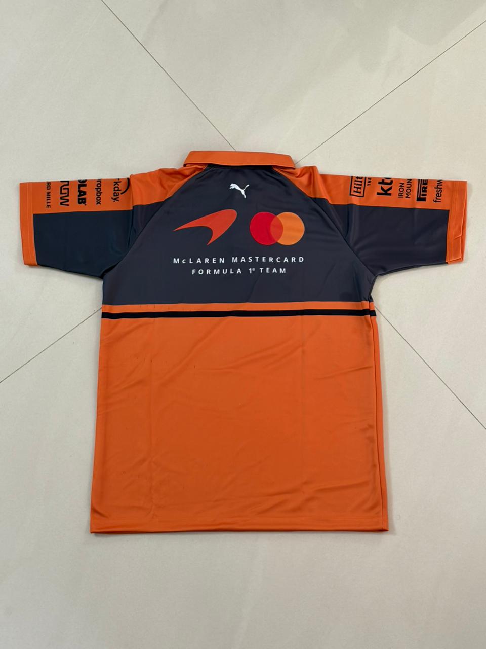 MCLAREN RACING TEAM F1 POLO SHIRT SIGNATURE PREMIUM