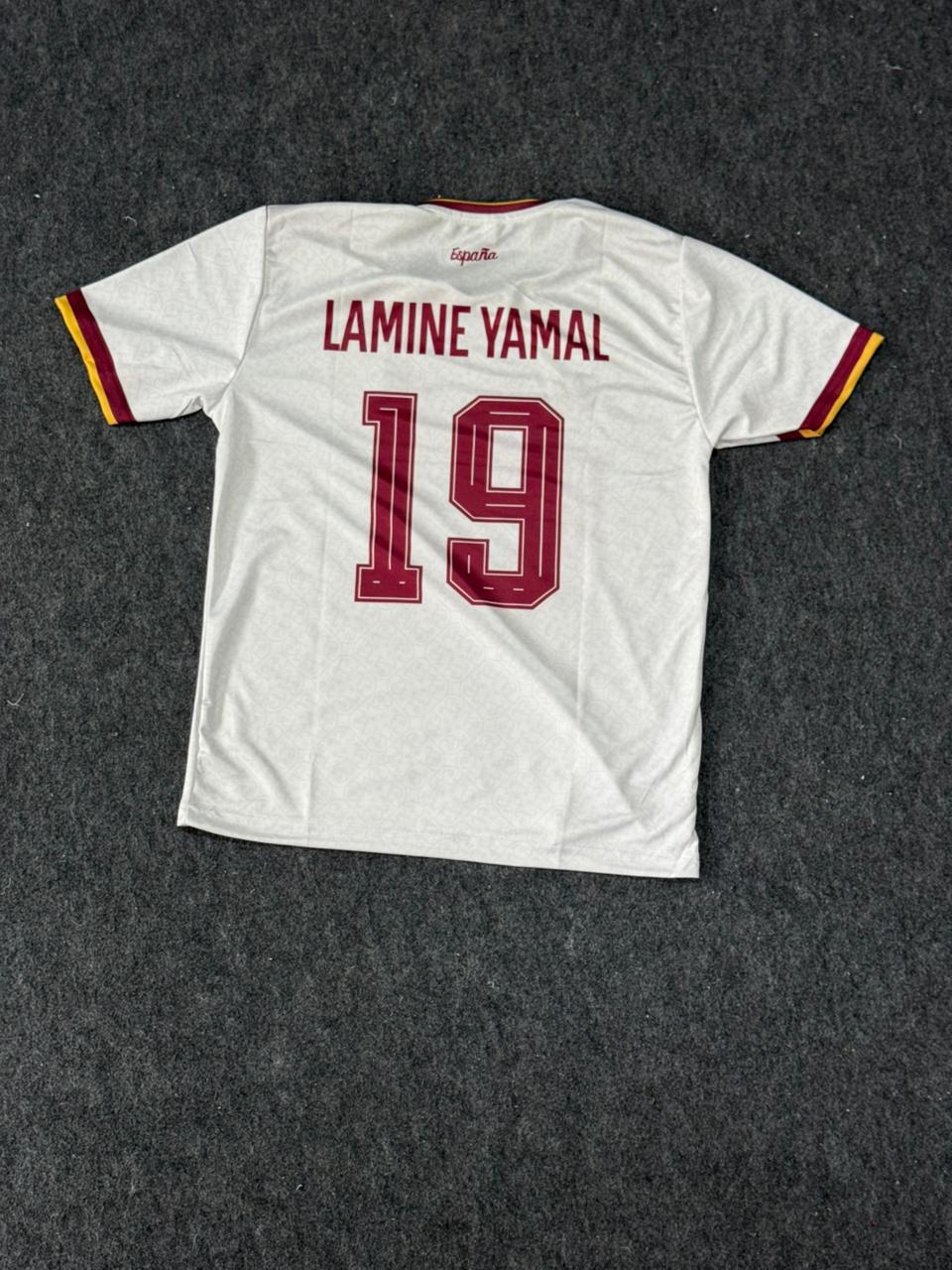 SPAIN 2026 AWAY JERSEY EMBROIDERY LAMINE YAMAL