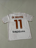 SSC NAPOLI 2025 - 2026 AWAY JERSEY SIGNATURE PREMIUM EMBROIDERY DE BRUYNE
