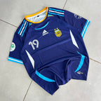 ARGENTINA 2006 WORLD CUP PREMIUM RETRO EMBROIDERY AWAY JERSEY MESSI